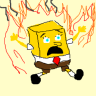 spongebobonfire